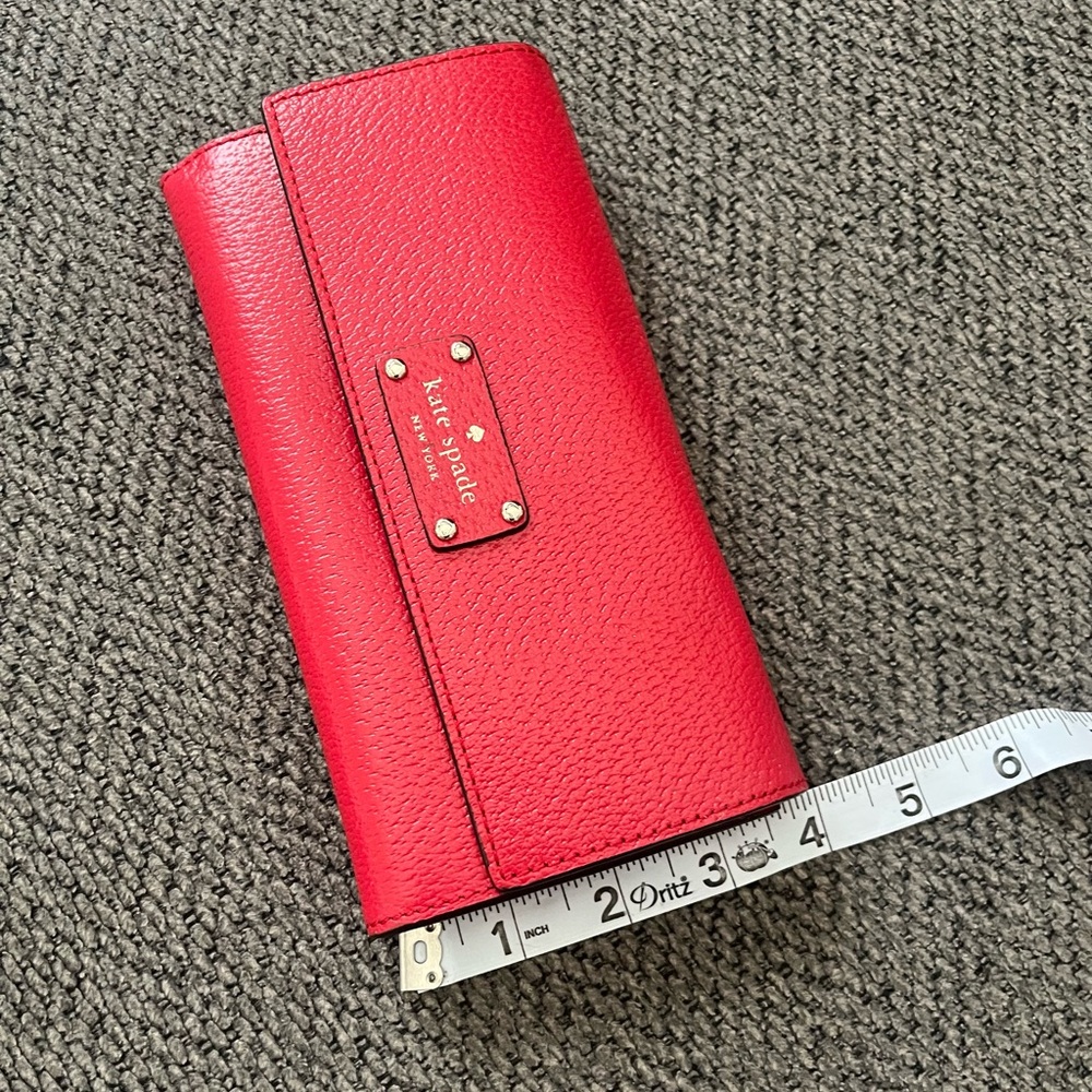 Kate Spade Vibrant Red Wallet - Picture 4 of 7
